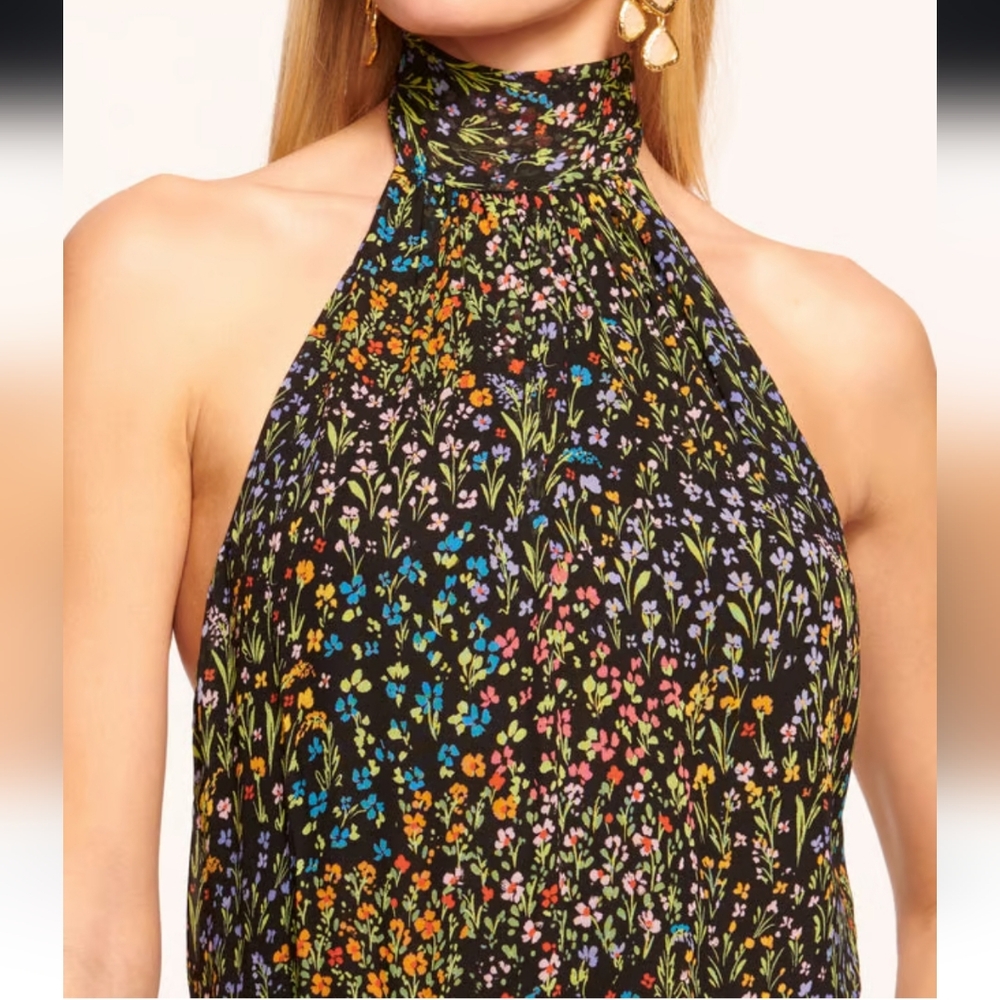 NWT Ramy Brook Eileen High Neck Halter Top size Small